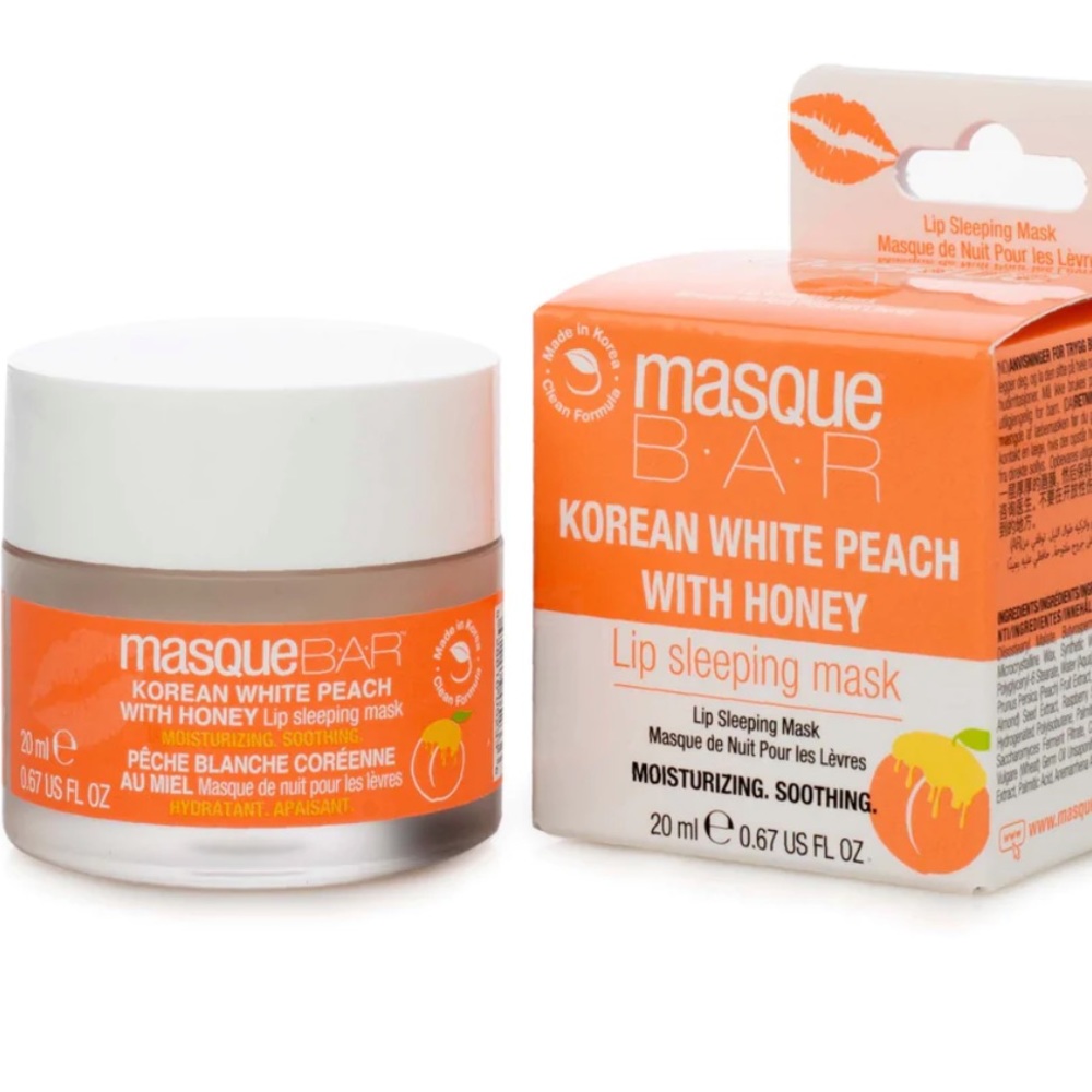 Masque Bar Korean White Peach With Honey Lip Sleeping Mask